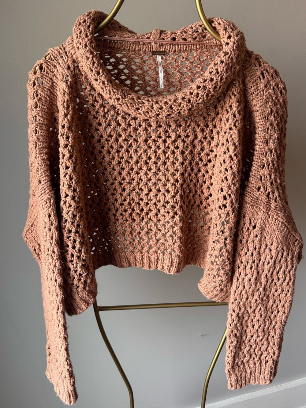 Free People Crotchet Sweater
